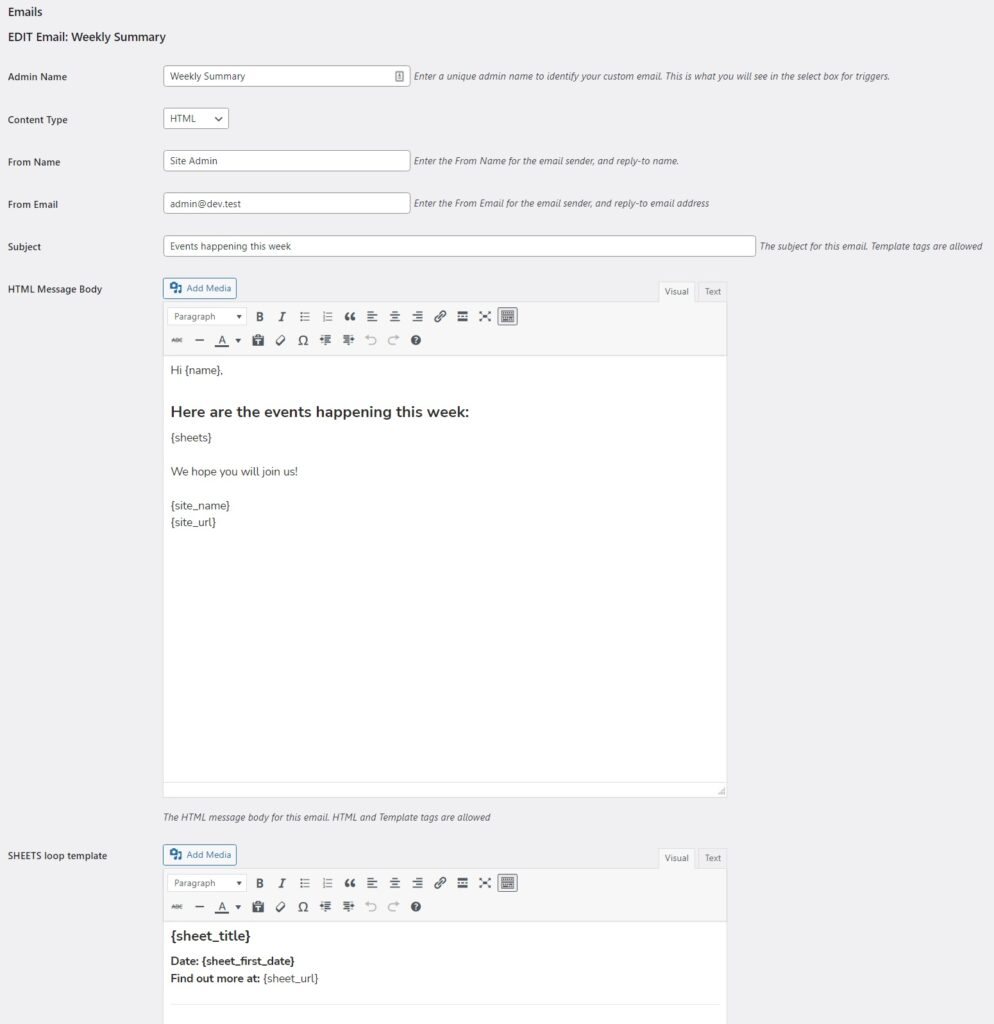 Volunteer Sign Up Sheets Automated and Conditional Emails ...