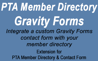 pta member directory gravity forms