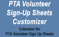 PTA Volunteer Sign-Up Sheets Customizer