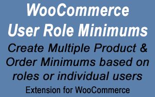 woocommerce user role minimums