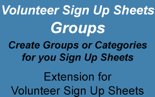 Volunteer Sign Up Sheets Groups