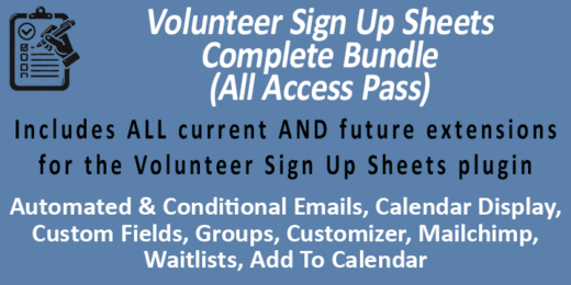 Volunteer Sign Up Sheets Complete Bundle