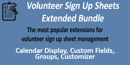 Volunteer Sign Up Sheets Extended Bundle